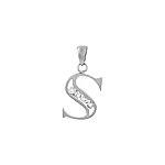 Sterling Silver "S" Pendant