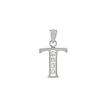 Sterling Silver "T" Pendant