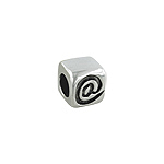 Sterling Silver "@" Bead