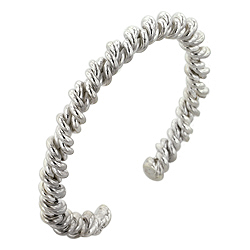 Sterling Silver Twisted Ropes Cuff